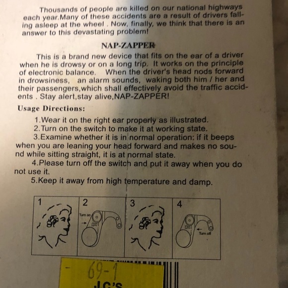 Nap Zapper The Guardian angle for drivers - Picture 3 of 3